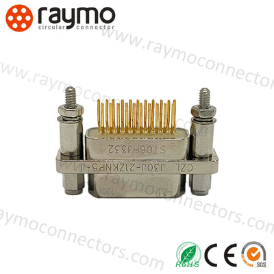 J30J سری Micro-D MIL-Spec 0.1-15 mm2 سیم بخش منطقه ضد آب اتصال برق IP67